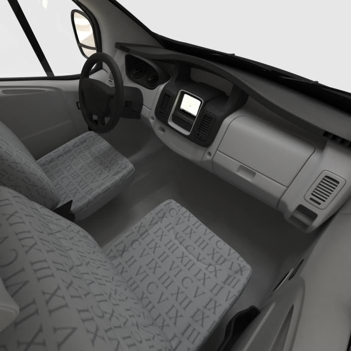 3D model Renault Trafic 2013 Simple Interior