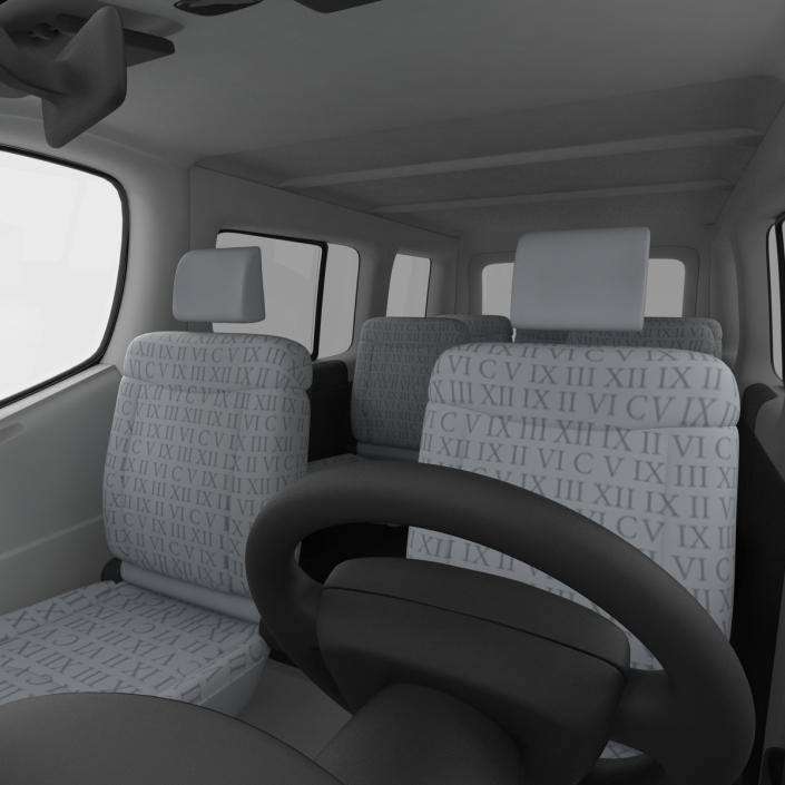 3D model Renault Trafic 2013 Simple Interior