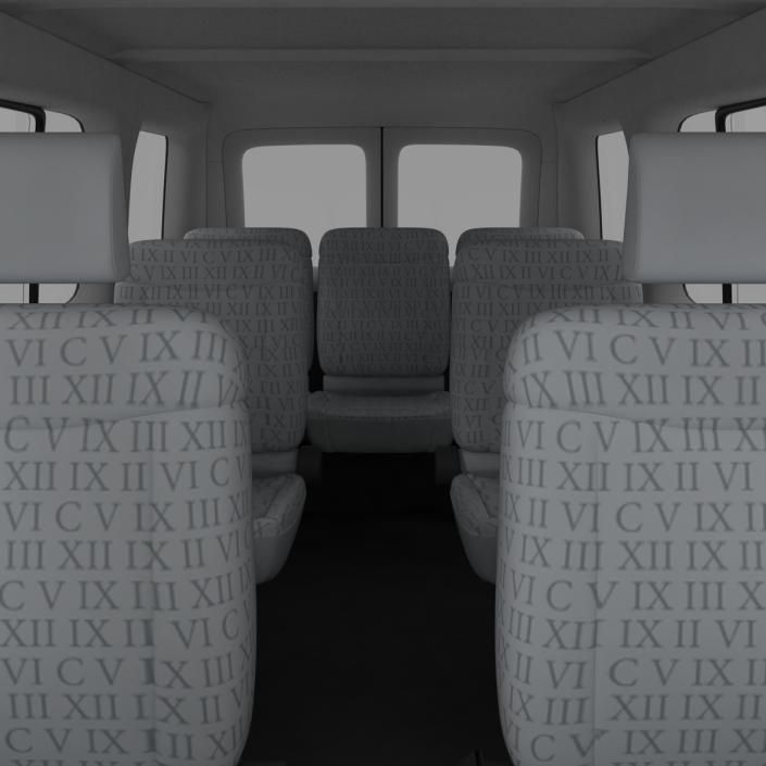 3D model Renault Trafic 2013 Simple Interior