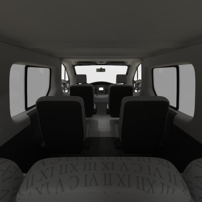 3D model Renault Trafic 2013 Simple Interior