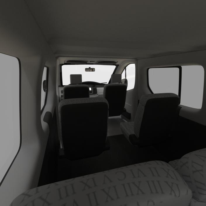 3D model Renault Trafic 2013 Simple Interior