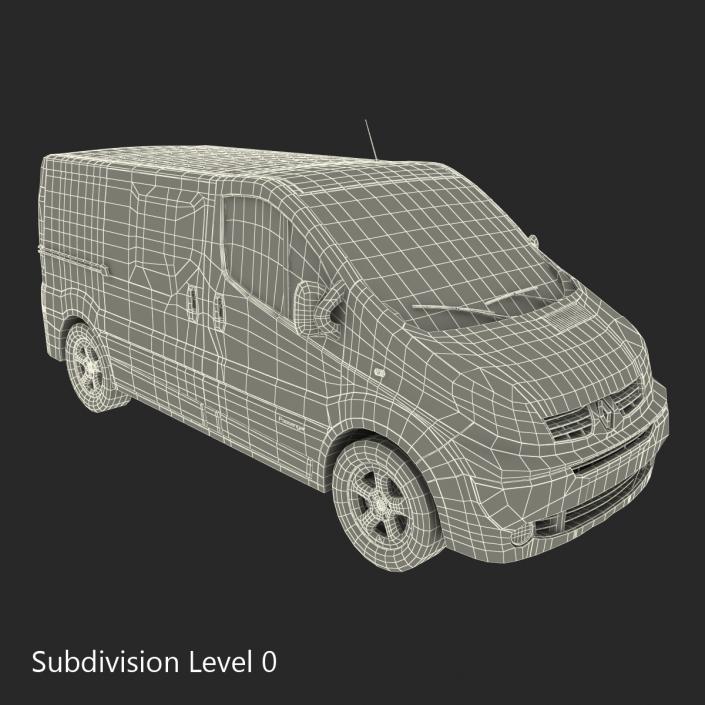 3D model Renault Trafic 2013 Simple Interior