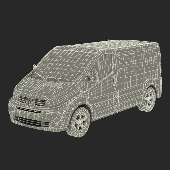 3D model Renault Trafic 2013 Simple Interior