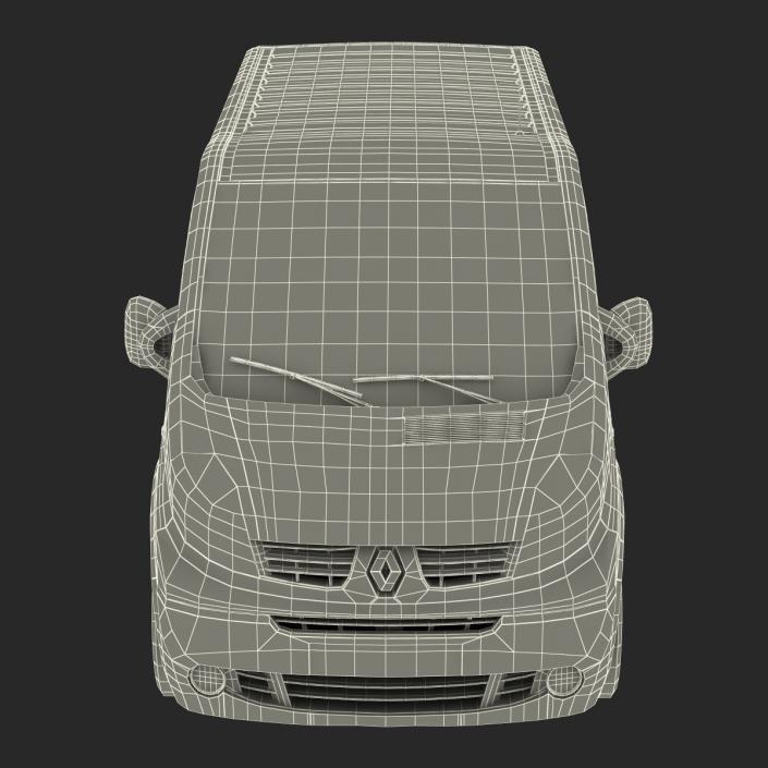 3D model Renault Trafic 2013 Simple Interior