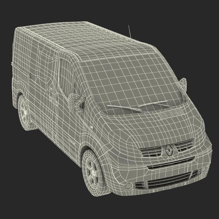 3D model Renault Trafic 2013 Simple Interior