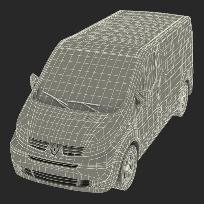 3D model Renault Trafic 2013 Simple Interior