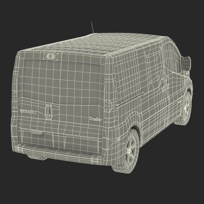 3D model Renault Trafic 2013 Simple Interior