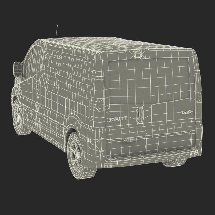 3D model Renault Trafic 2013 Simple Interior