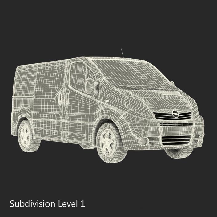 Opel Vivaro 2013 Simple Interior 3D