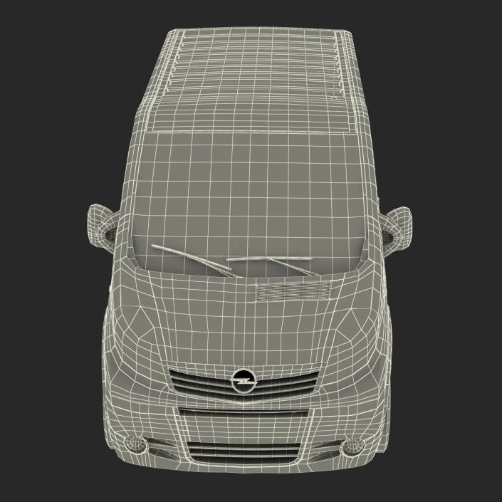 Opel Vivaro 2013 Simple Interior 3D