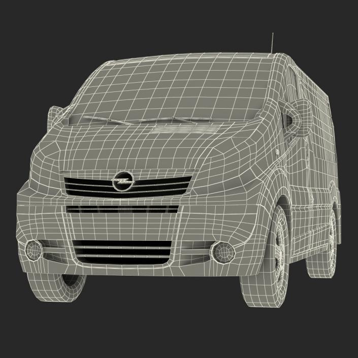 Opel Vivaro 2013 Simple Interior 3D