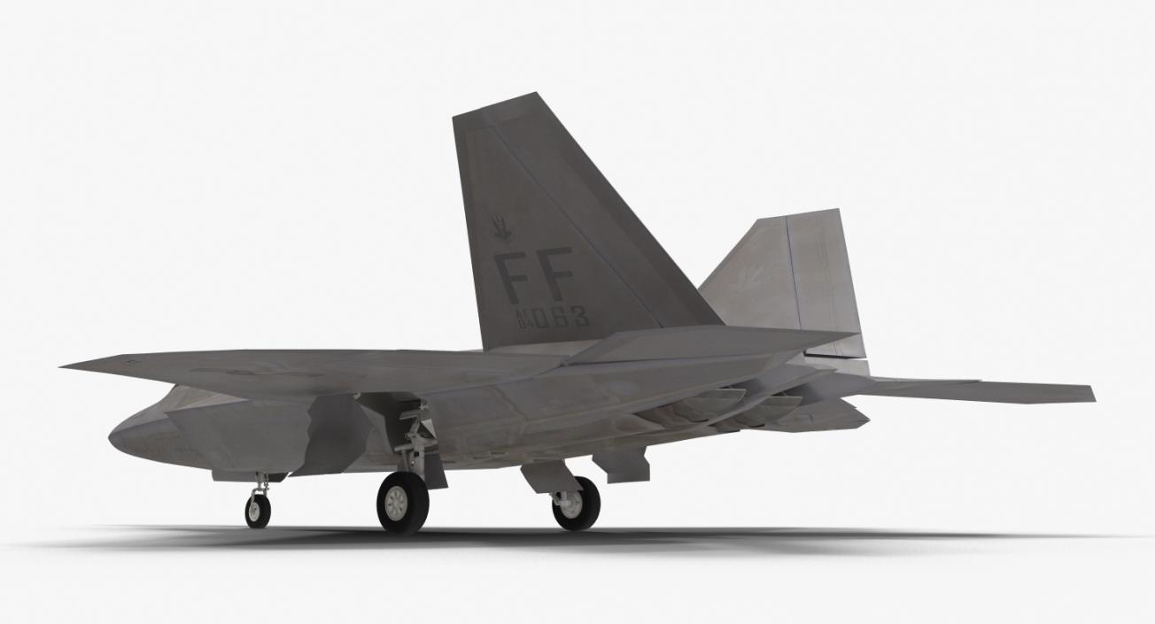 3D F-22 Raptor