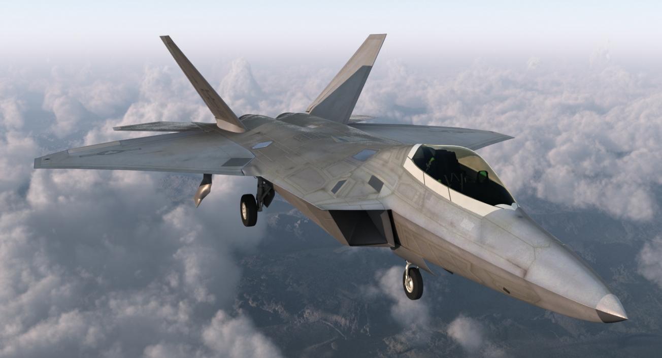 3D F-22 Raptor