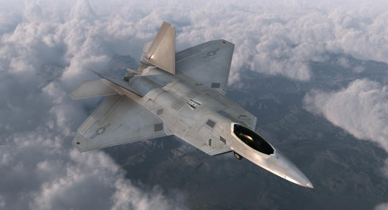 3D F-22 Raptor