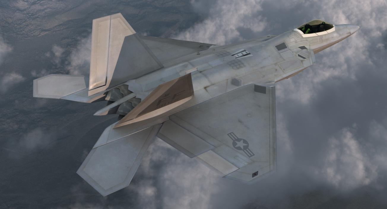 3D F-22 Raptor