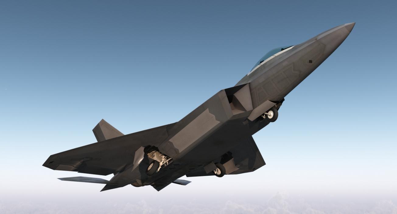 3D F-22 Raptor