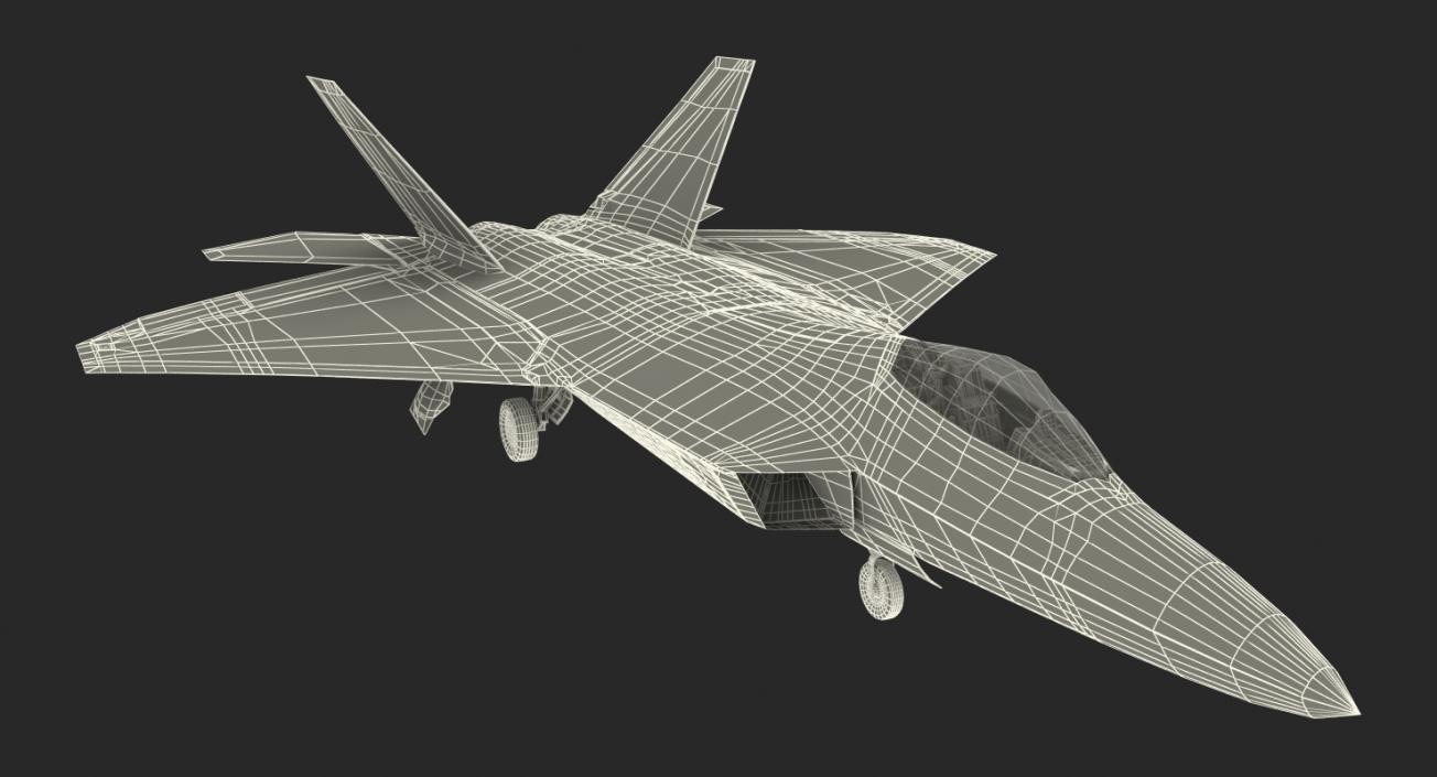 3D F-22 Raptor