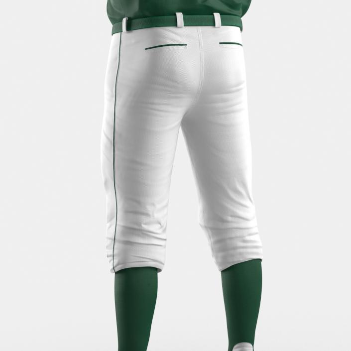 Baseball Player Outfit Athletics 3 3D model