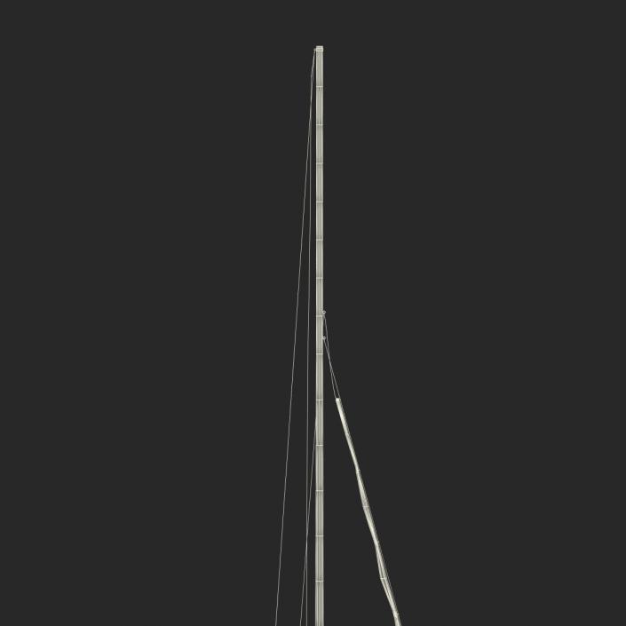 3D model Small Sail Catamaran