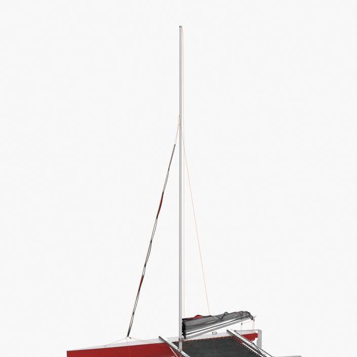 3D model Small Sail Catamaran