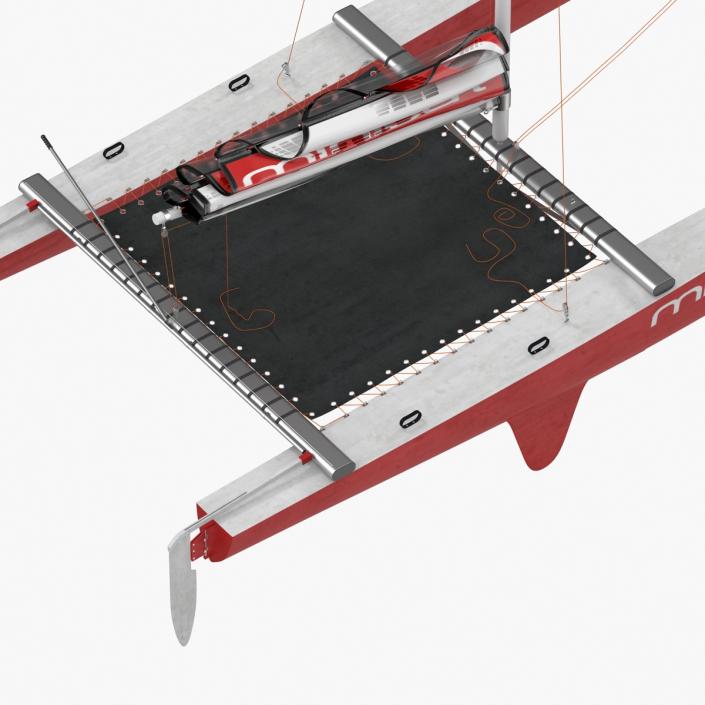 3D model Small Sail Catamaran