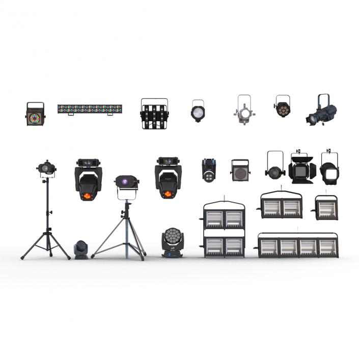 3D model Stage Lighting Collection