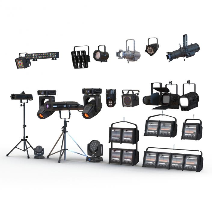 3D model Stage Lighting Collection