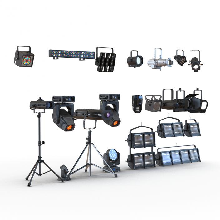 3D model Stage Lighting Collection