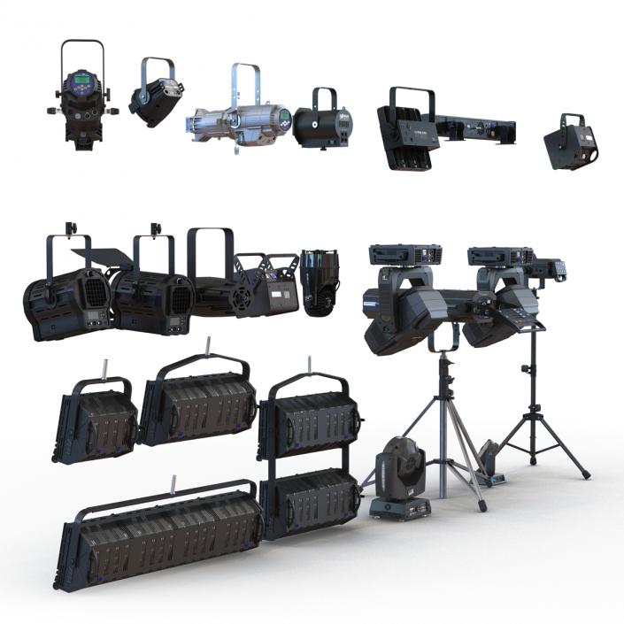 3D model Stage Lighting Collection