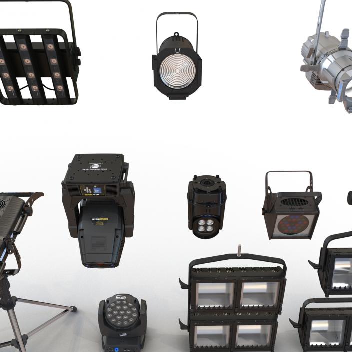 3D model Stage Lighting Collection