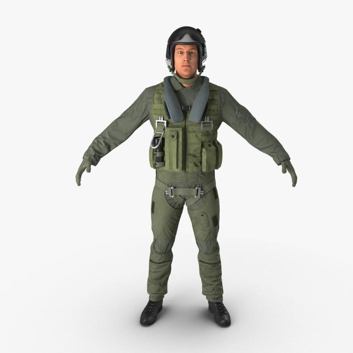 3D Military Jet Fighter Pilot