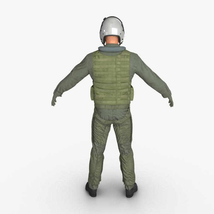 3D Military Jet Fighter Pilot