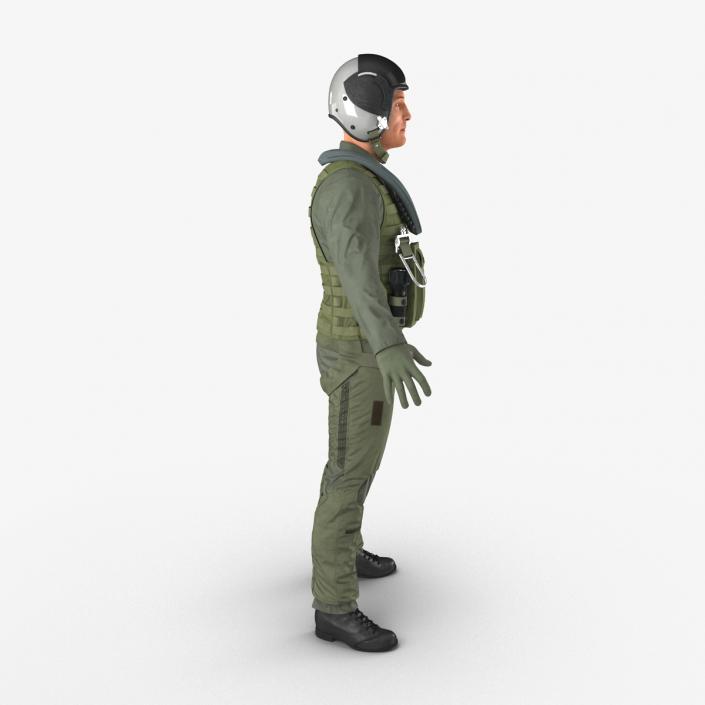 3D Military Jet Fighter Pilot