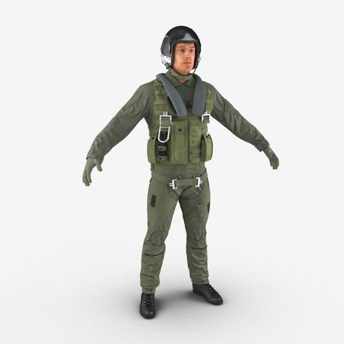 3D Military Jet Fighter Pilot