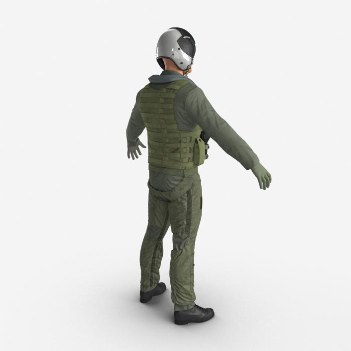 3D Military Jet Fighter Pilot