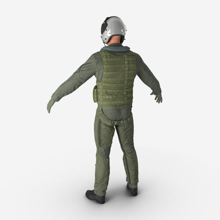 3D Military Jet Fighter Pilot