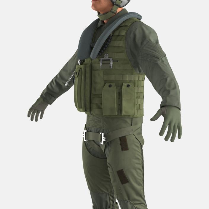 3D Military Jet Fighter Pilot