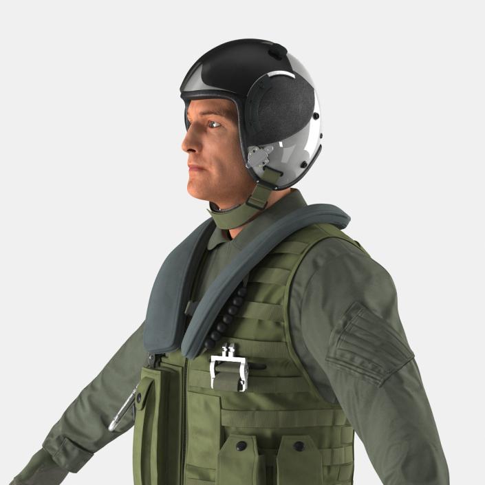 3D Military Jet Fighter Pilot