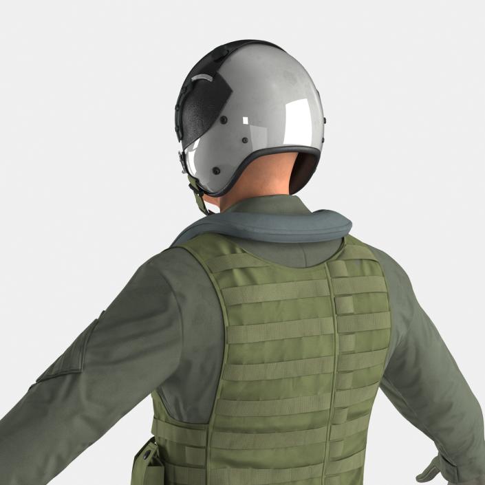 3D Military Jet Fighter Pilot