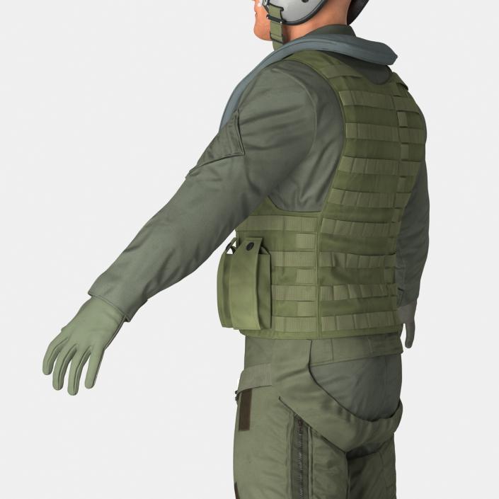 3D Military Jet Fighter Pilot