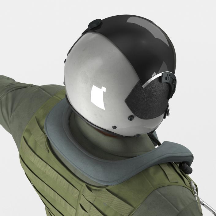 3D Military Jet Fighter Pilot