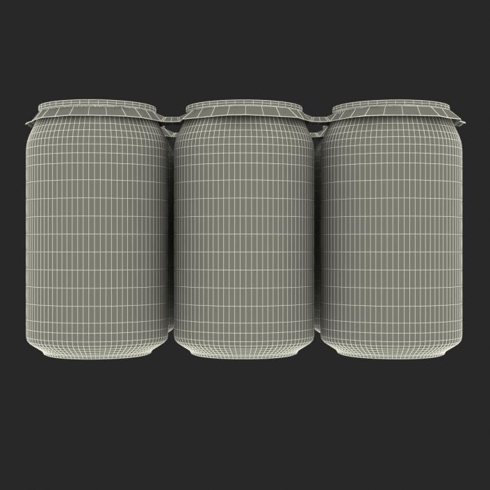 3D Six Pack of Cans Dr Pepper Zero