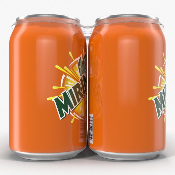 Six Pack of Cans Mirinda 3D model