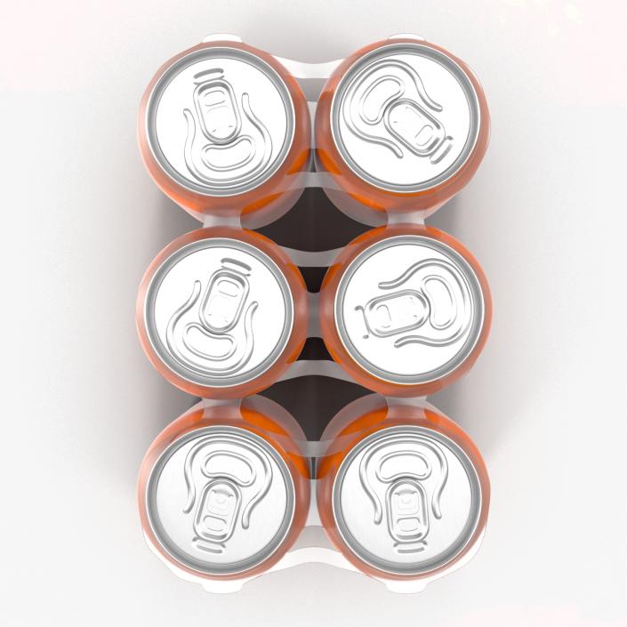 Six Pack of Cans Mirinda 3D model