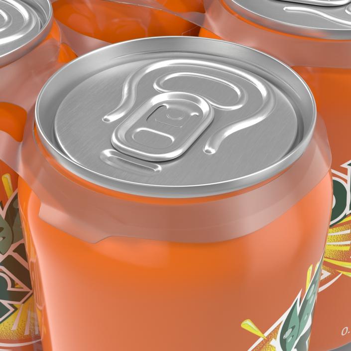 Six Pack of Cans Mirinda 3D model