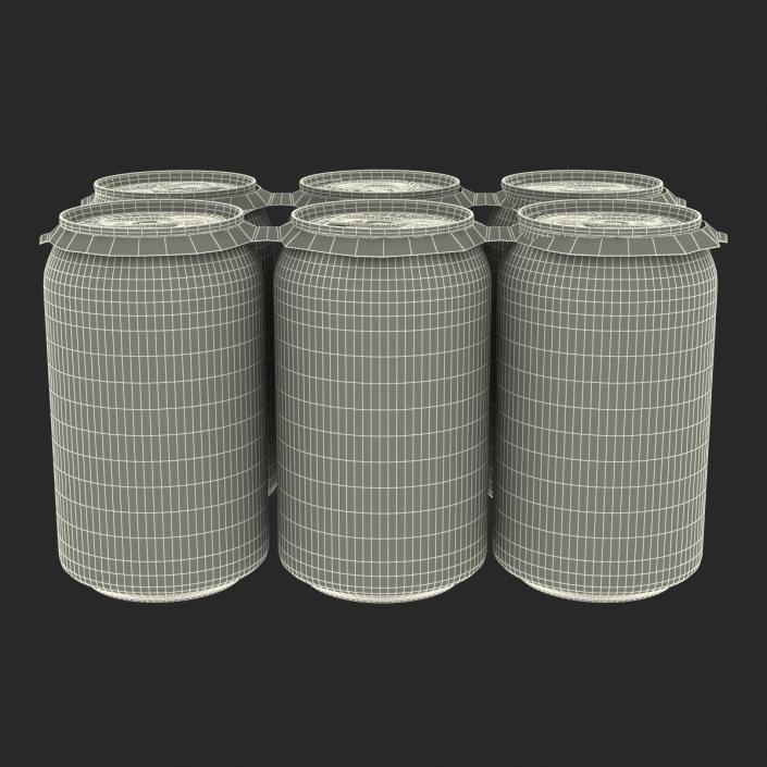 Six Pack of Cans Mirinda 3D model