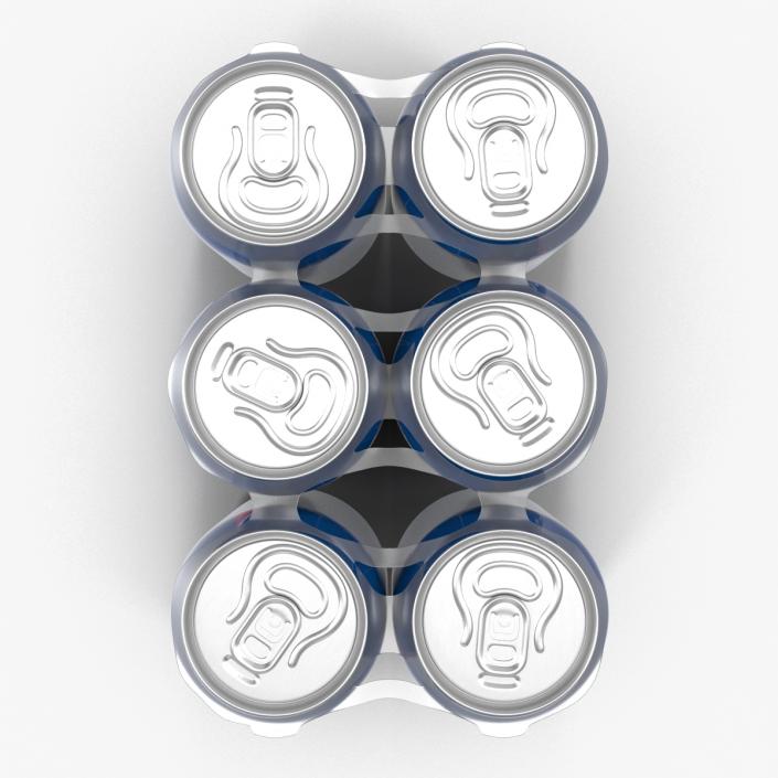 Six Pack of Cans Pepsi 3D