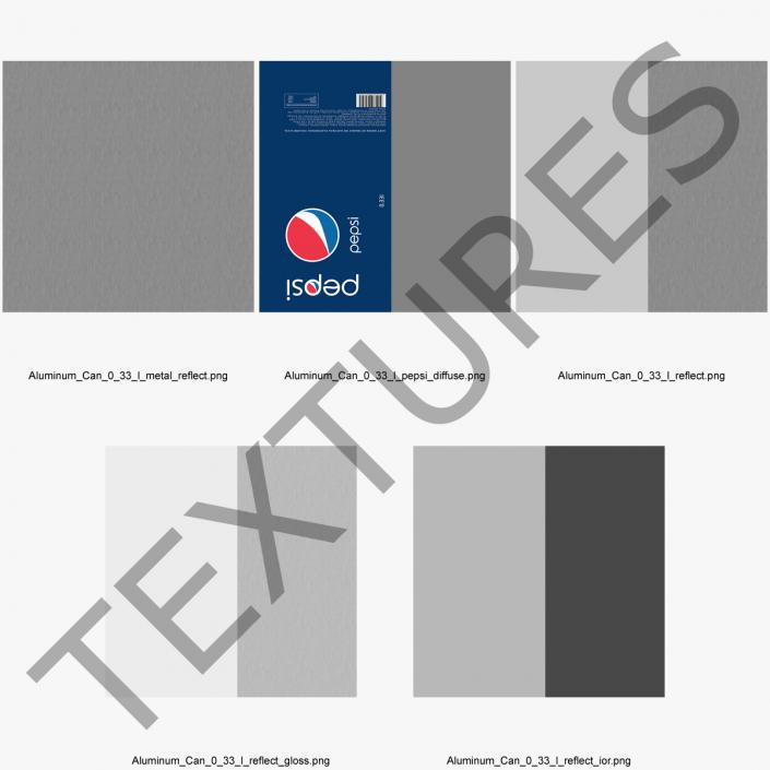 Six Pack of Cans Pepsi 3D