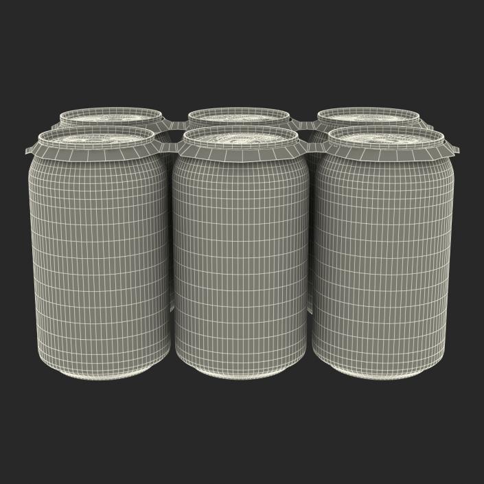 Six Pack of Cans Pepsi 3D