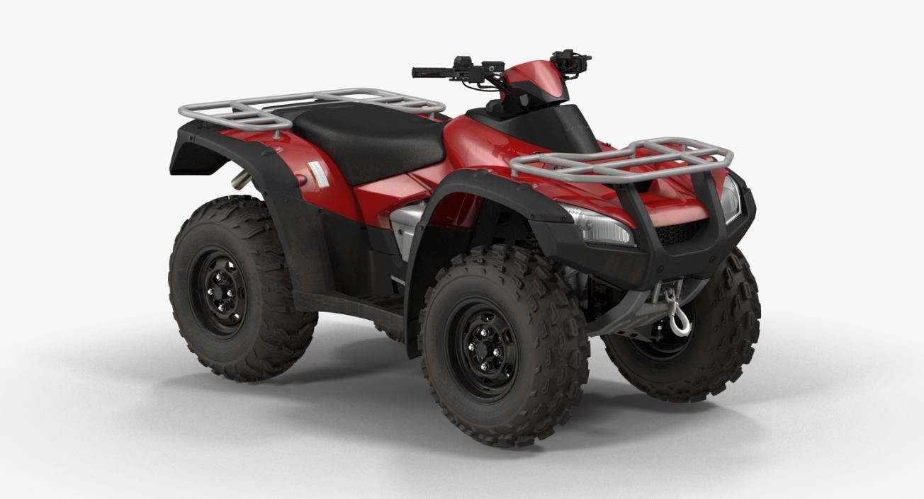 3D ATV Bike Generic Rigged model